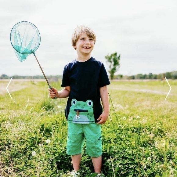 Gymboree Critter Camp Embroidered Frog T-Shirt, Shorts, and Hat Set NWT - Picture 13 of 13